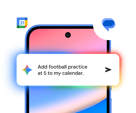 Image shows a Pixel phone screen and how Gemini can help organise your life