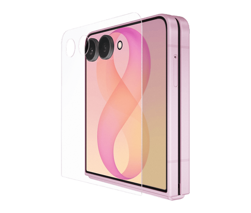 Close up of the Galaxy Z Flip8's screen