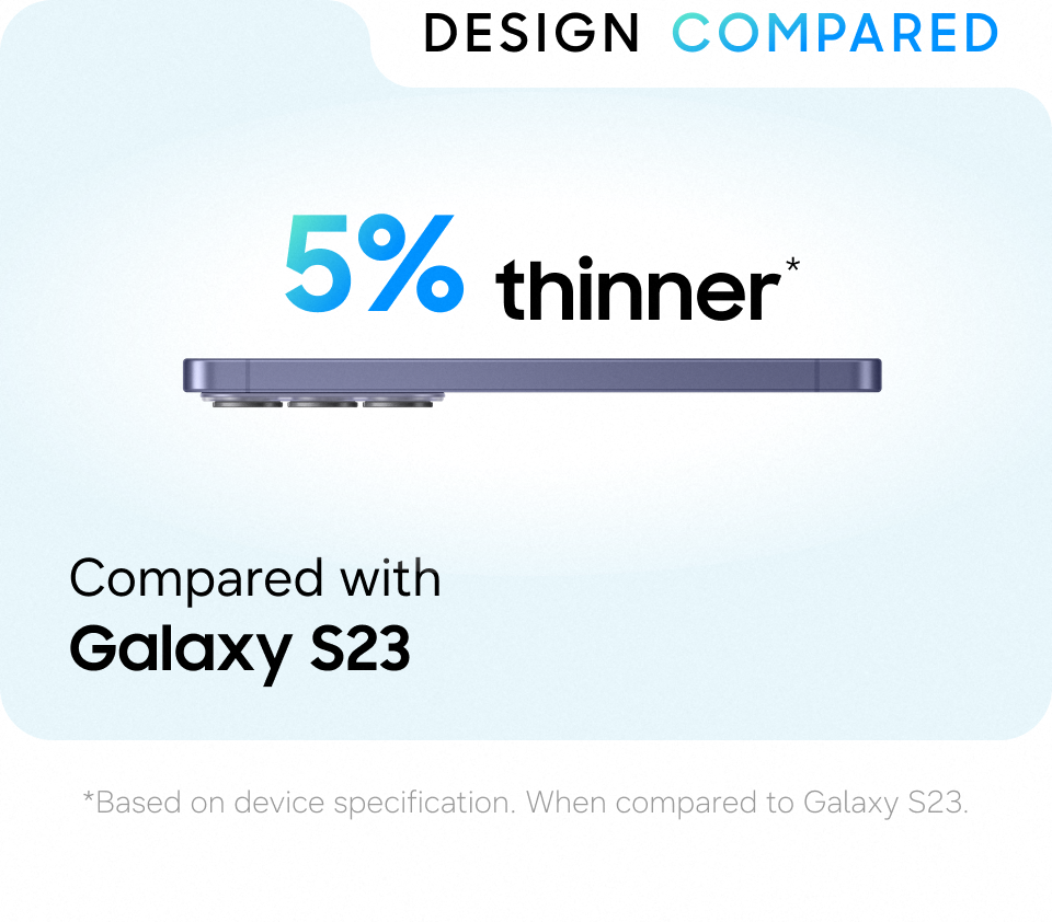 Galaxy S26 phone design comparison