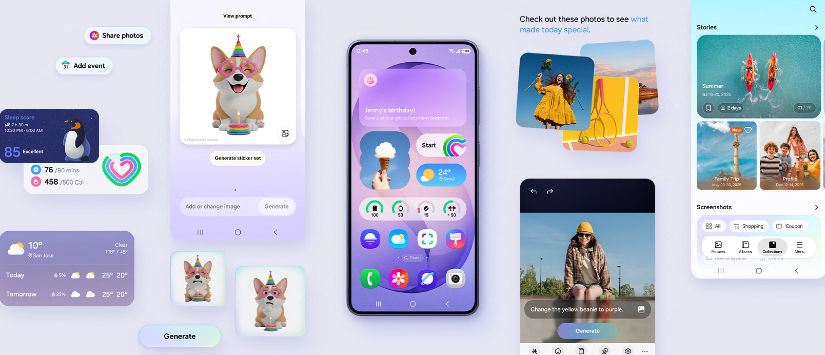 A view of the Galaxy S26 camera details