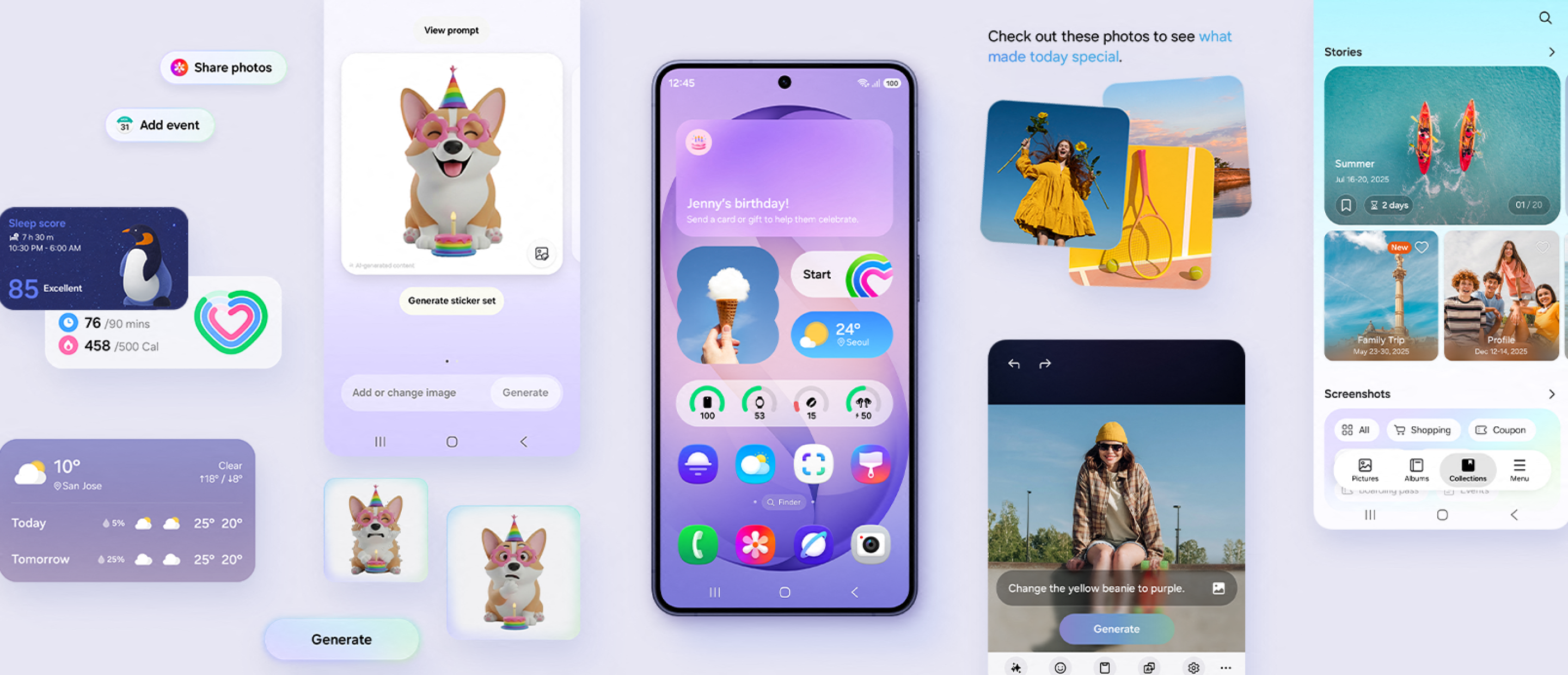 An illustration of the One UI 8.5
