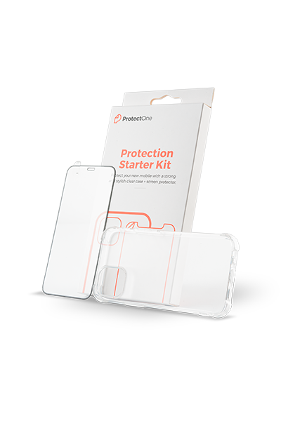 iPhone 12 mini Starter Kit - Clear Case & Screen Protector