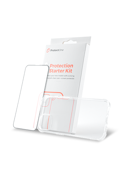 iPhone 13 Starter Kit - Clear Case & Screen Protector