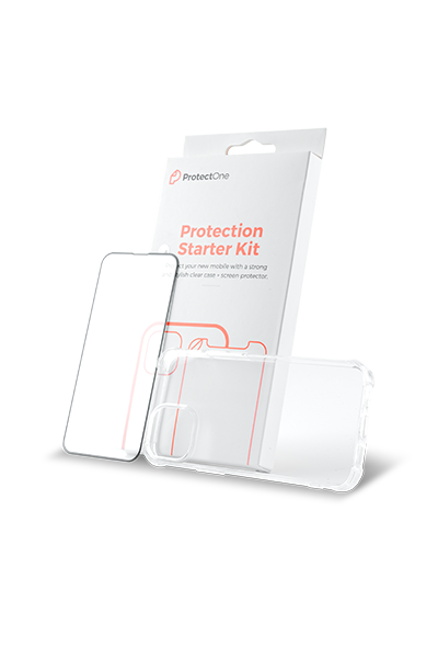 iPhone 13 mini Starter Kit - Clear Case & Screen Protector
