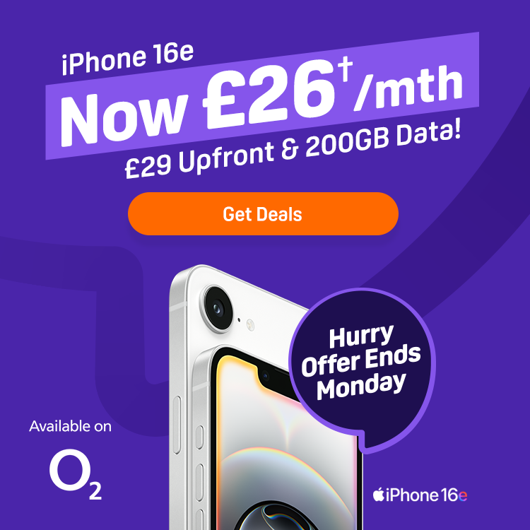 iPhone 16e on O2
