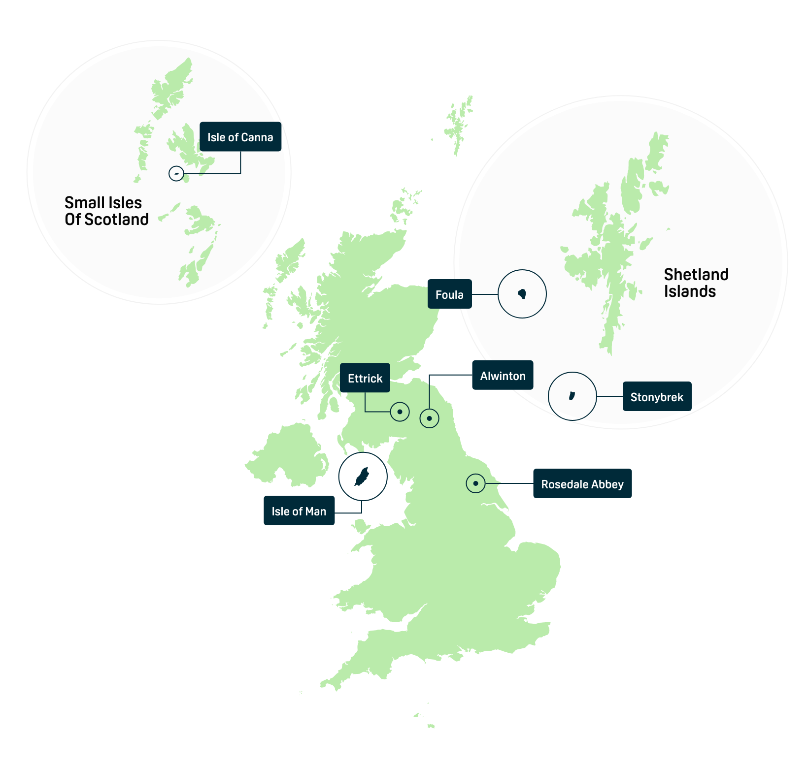 Map of mobile phone coverage for blackspots